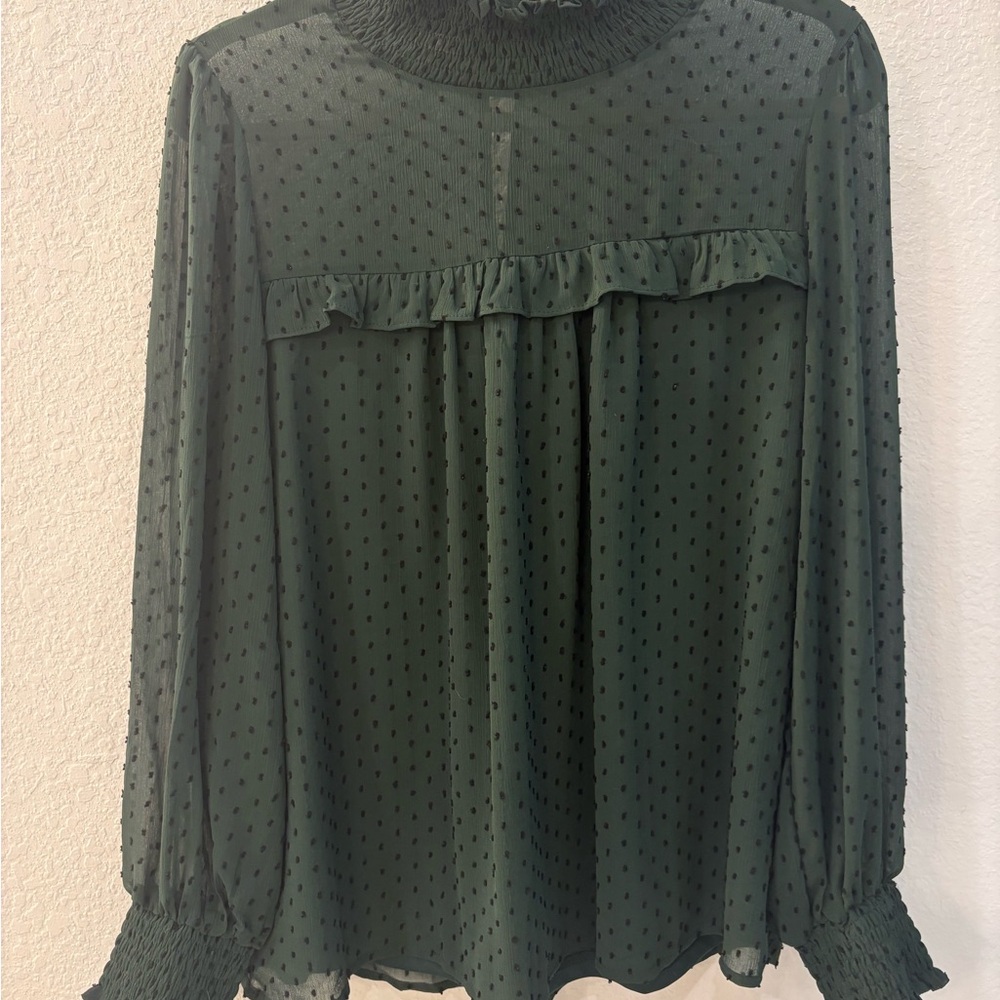 Elegant Green Women's Top